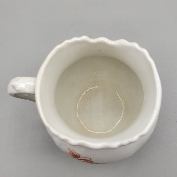 Rare Antique Burford Brothers Ironstone Creamer Pitcher East Liverpool Ohio - Picture 5 of 7